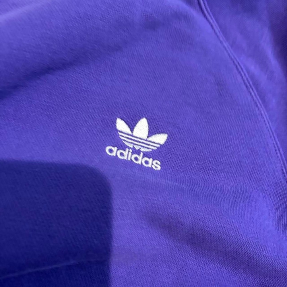 Adidas Originals Purple Crewneck Sweatshirt - Picture 3 of 4